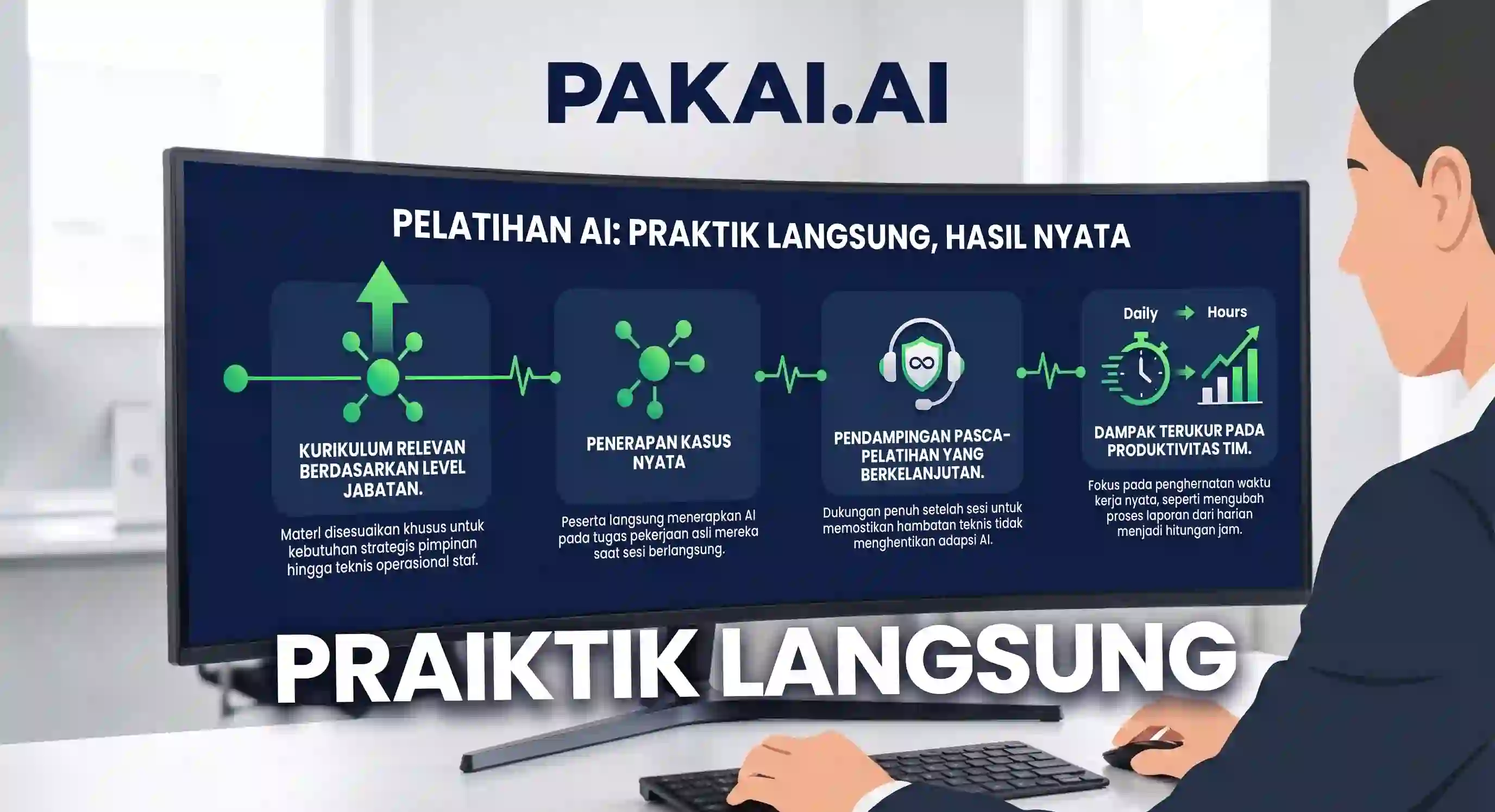 Pelatihan AI untuk Karyawan Perusahaan | Pakai.AI